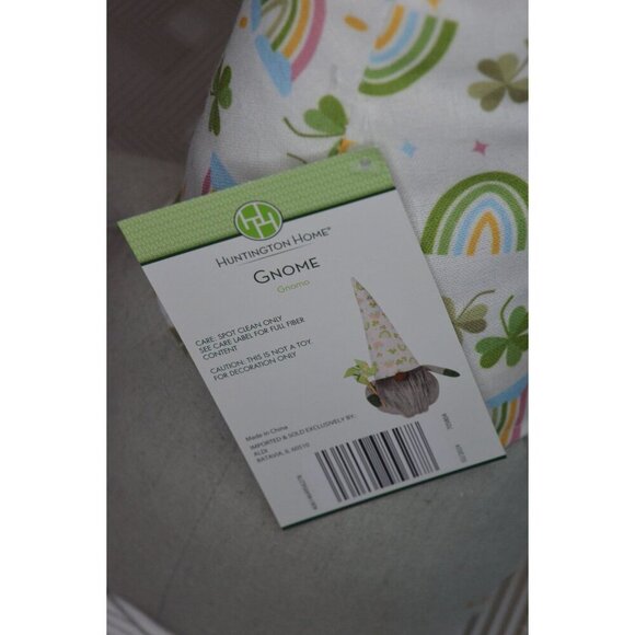 Huntington Home Spring St. Patrick's Day Gnome Decoration - Rainbow & Clover Hat - Picture 3 of 5